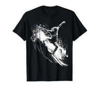 Grande Onda Surf Amante Arte Maglietta