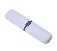 Grande organizer e portaoggetti per spazzolino da denti, custodia da viaggio per spazzolino da denti, portatile, per campeggio, pulizie e organizzatori, sacchetti natalizi con cerniera (bianco, taglia