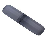 Grande organizer e portaoggetti per spazzolino da denti, custodia da viaggio per spazzolino da denti, portatile, per campeggio, pulizie e organizzatori, sacchetti natalizi con cerniera (nero, taglia