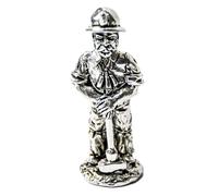 Grande ornamento in peltro massiccio minatore della Cornovaglia - fatto a...