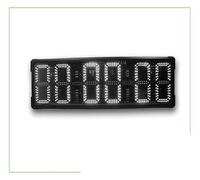 Grande Orologio Con Conto Alla Rovescia For Telecomando Con Timer Da Gara Impermeabile Su Entrambi I Lati(White)