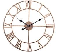 Grande Orologio da Parete da Giardino in Ghisa Battuto Vintage Classico da 50 Cm, Orologio da Parete da Giardino per Esterni, Orologio da Giardino con Numeri Romani Grandi Orologio da Giardino Imp