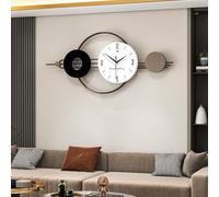 Grande orologio da parete dal design moderno, stile minimalista nordico, orologio decorativo silenzioso, struttura in metallo, per soggiorno, camera da letto, ufficio, studio