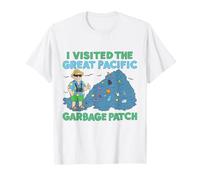 Grande Pacifico Garbage Patch Ambiente Divertente Oceano Cinico Maglietta