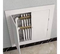Grande pannello di accesso per cartongesso, 80 x 80 cm, sistema di ventilazione HVAC, per porte interne e pareti e soffitti per una facile installazione idraulica e manutenzione, durevole e facile