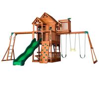 Grande parco giochi per bambini Skyfort II cedro