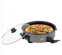 Grande Pentola Friggitrice Elettrica Multi Cucina Padella Pizza 1500W