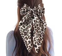 Grande per capelli leopardato, mollette per capelli con stampa leopardata