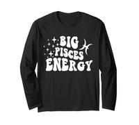 Grande Pesci Energia x Pesci Zodiaco Retro Maglia a Manica