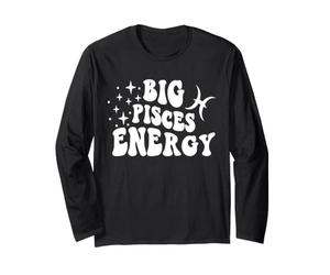 Grande Pesci Energia x Pesci Zodiaco Retro Maglia a Manica