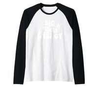 Grande Pesci Energia x Pesci Zodiaco Retro Maglia con Maniche Raglan