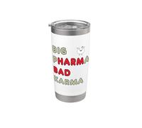 Grande Pharma Bad Karma Bicchiere termico in acciaio inox doppia parete