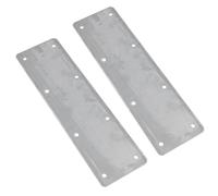 Grande piastra di supporto dritta interna per dormienti 100 mm x 350 mm in...