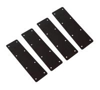 Grande piastra di supporto dritta per traversina interna 100 mm x 350 mm...