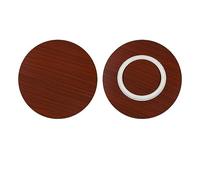 Grande piatto girevole Lazy Susan in marmo bianco Ø 30 cm/12 pollici vassoio rotante per tavolo da pranzo cuscinetto silenzioso centrotavola piatto da portata in legno