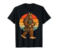 Grande Piede Samurai retrò Katana Vintage Maglietta