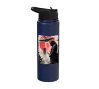 Grande Piede Samurai UFO Giappone Stainless Steel Insulated Water Bottle