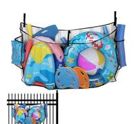 Grande piscina galleggiante giocattolo Storage Net - 59 x 11.8 x 33.5 Inch Durevole Mesh Pool Storage Net | Pools Float Organizer | Pools Toy Holder Mesh Netting Organizer Poolside Toys Holder for