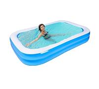 Grande piscina gonfiabile per la casa, piscina per bambini, design oversize, 1-6 persone, piscine per bambini e adulti, diametro 305 x 183 x 50 cm, per feste in giardino