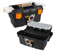 Grande plastica cantilever Tool box petto scomparti rimovibili