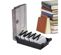 Grande porta biglietti da visita, porta biglietti da visita, porta biglietti da visita con capacità 500, linguette dalla A alla Z, per adulti, Come da immagine, Refer to description, Unisex