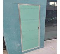Grande porta di accesso al muro a secco, telaio in alluminio, pannello dell'albero di servizio per un facile accesso elettrico e idraulico, compatibile con cartongesso (500 x 800 mm)