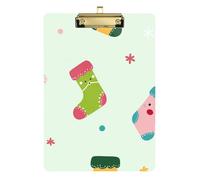 Grande portablocco impermeabile per classe di quinta elementare, essenziale per insegnanti, dimensioni 9 x 12 Natale