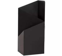Grande portaombrelli, elegante design geometrico, porta ombrelli ad alta capacità, divisorio per hotel, regalo perfetto per l'inaugurazione della casa (nero)