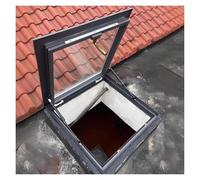 Grande portello di accesso per tetto piatto resistente alle intemperie, lucernario commerciale per una facile manutenzione del tetto, dimensioni personalizzate (76,2 x 81,3 cm), cancello di accesso