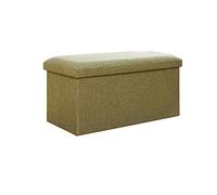 Grande pouf poggiapiedi 48,3 x 30,5 x 30,5 cm, versatile poggiapiedi con coperchio rimovibile per riporre sotto la scrivania, bagno, vanità, ingresso e sala da pranzo