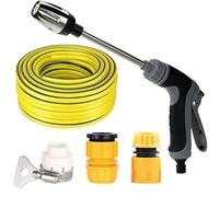 Grande Power Garden Water Tool con 3 Adattatore Collegamento Spruzzatore di Lavaggio Auto Multifunzione Strumento di Idropulitrice per Auto Auto Moto Ugello di Pulizia