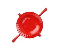 Grande pressa manuale per ravioli, pierogi, torta di carne, Gyoza, 19 x 15 cm, colore: rosso