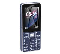 Grande pulsante cellulare con schermo da 2,4 pollici, GSM, 3 slot per schede, colore blu