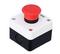 Grande Pulsante Rosso di Emergenza, Interruttore a Pulsante di Emergenza, Modello SGKJ-1N, Compatto e Leggero, Adatto per Il Controllo di Avviatori Elettromagnetici