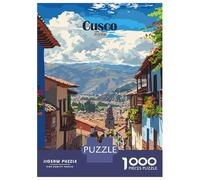 Grande Puzzle 1000 Pezzi, Cusco, Peru Travel, Tempo Libero Creativo, Divertimento Invernale, Pezzi Resistenti, 52x38cm/1000pcs