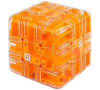 Grande puzzle 3D labirinto, cubo di labirinto 3D, giocattolo per l'allenamento del cervello per l'immaginazione spaziale per alleviare lo stress e sviluppare la logica (rosso)