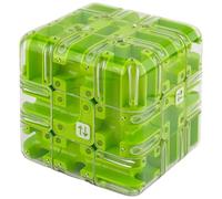Grande puzzle 3D labirinto, cubo di labirinto 3D, giocattolo per l'allenamento del cervello per l'immaginazione spaziale per alleviare lo stress e sviluppare la logica (verde)