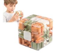 Grande puzzle a cubo labirinto 3D - Giocattolo rompicapo coinvolgente con palla magica che migliora il riconoscimento spaziale e coltiva il pensiero logico(2pcs)