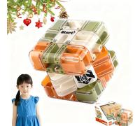 Grande Puzzle Cubo Labirinto 3D, Palla Cubo Magico 3D a Doppio Uso per Adolescenti Adulti, Migliora il Riconoscimento Spaziale e Coltiva il Pensiero Logico, Allenamento del Cervello orange