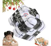 Grande Puzzle Cubo Labirinto 3D, Palla Cubo Magico 3D a Doppio Uso per Adolescenti Adulti, Migliora il Riconoscimento Spaziale e Coltiva il Pensiero Logico, Allenamento del Cervello white
