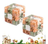 Grande puzzle del labirinto 3D labirinto cubo, consapevolezza spaziale che allena il giocattolo per il sollievo dello stress e lo sviluppo logico, il regalo di gioco educativo del puzzle sfida d 2PCS