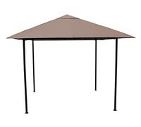 Grande qualità dal 1972 Antico Gazebo Amalfi Flex 3 x 3 m Taupe Gazebo da Giardino Tenda per Feste