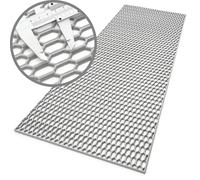 Grande Racing Grata Messa Punto 40x120 CM ABS Plastica Favo Grigio Ral 9006