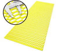 Grande Racing Grata Messa Punto 40x120 CM ABS Plastica Favo Neon Giallo Ral 1026