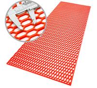 Grande Racing Grata Tuning 40x120 CM ABS Plastica Favo Segnale Rosso Ral 3001