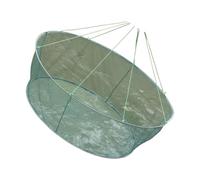 Grande rete da pesca pieghevole a bocca aperta in nylon resistente con borsa per esche per una cattura efficiente in fiumi lago stagno pesca professionale rete pieghevole