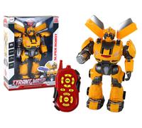 Grande Robot Telecomandato Giallo Suoni e Luci
