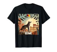 Grande Roma City View Costume con Animale Lupo Maglietta