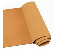 Grande rotolo di sughero spesso 6 mm, foglio di sughero per isolamento acustico, bacheca per mensole, forniture fai da te, 0,8 m x 3 m, per ufficio, casa e scuola