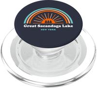 Grande Sacandaga Lake New York NY Arcobaleno PopSockets PopGrip per MagSafe